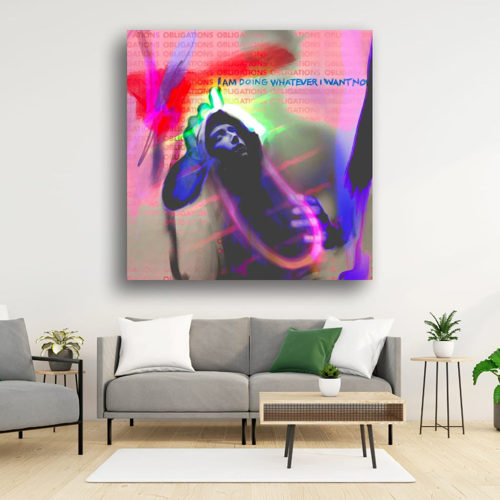 Obligations Unraveled: A Vivid Expression of Personal Liberation