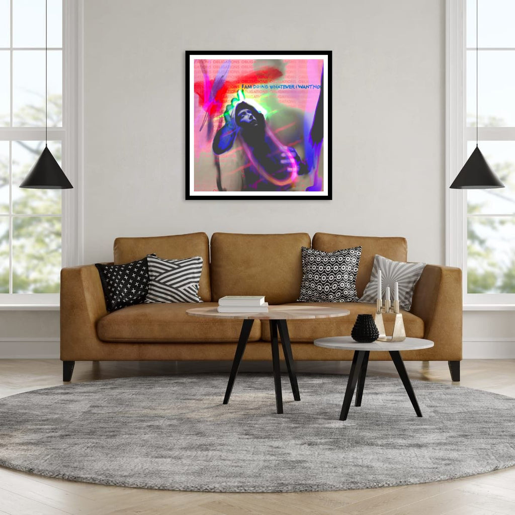 Obligations Unraveled: A Vivid Expression of Personal Liberation