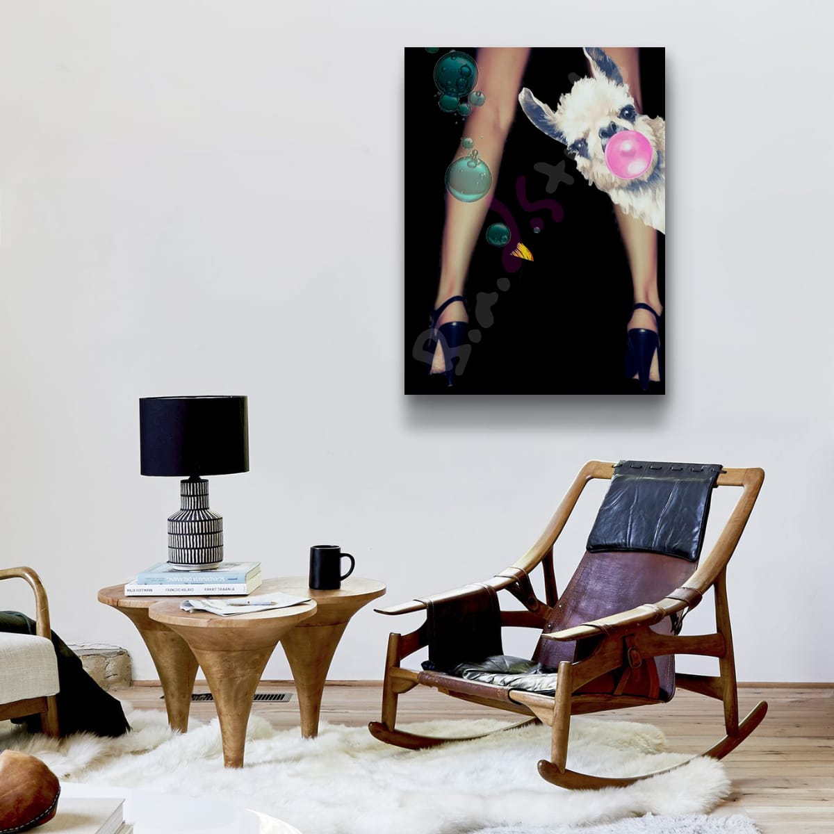 Bubblegum Llama Legs