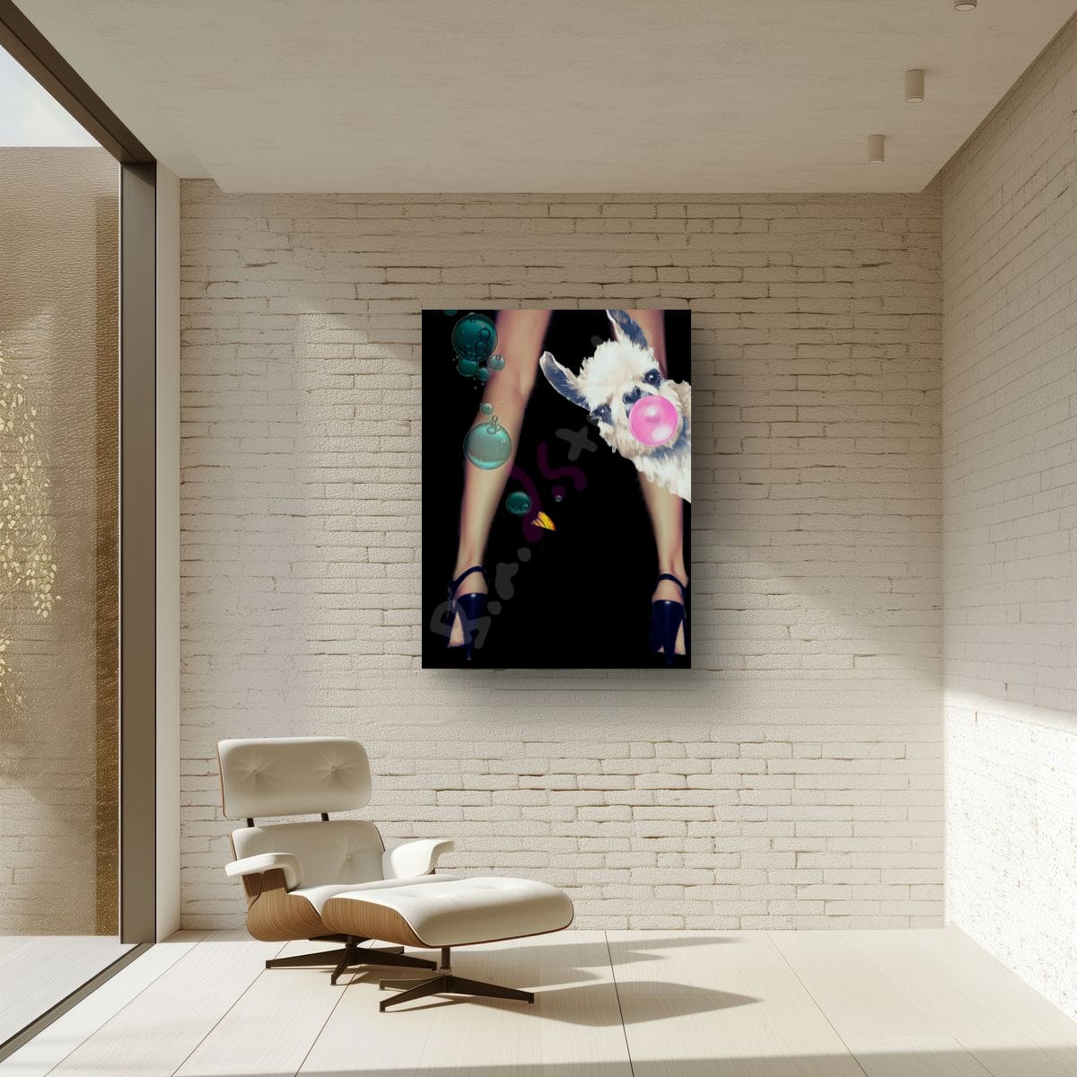 Bubblegum Llama Legs