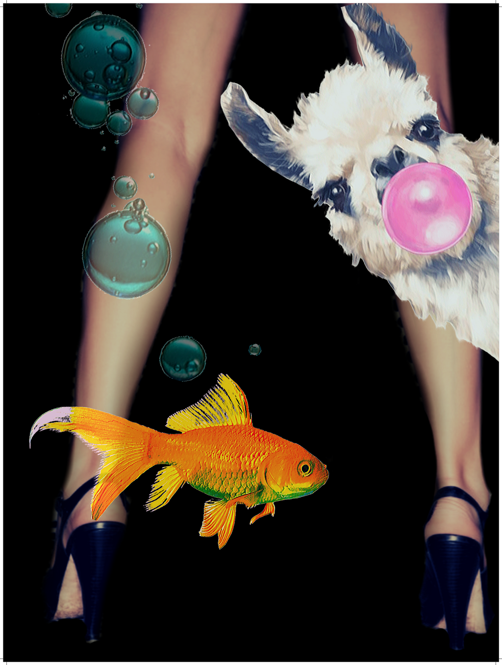 Bubblegum Llama Legs